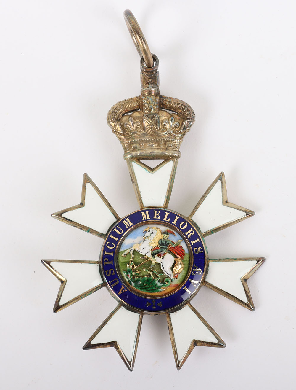 #1 – The Most Distinguished Order of St Michael and Saint George G.C.M.G Knight Grand Cross Sash Badge