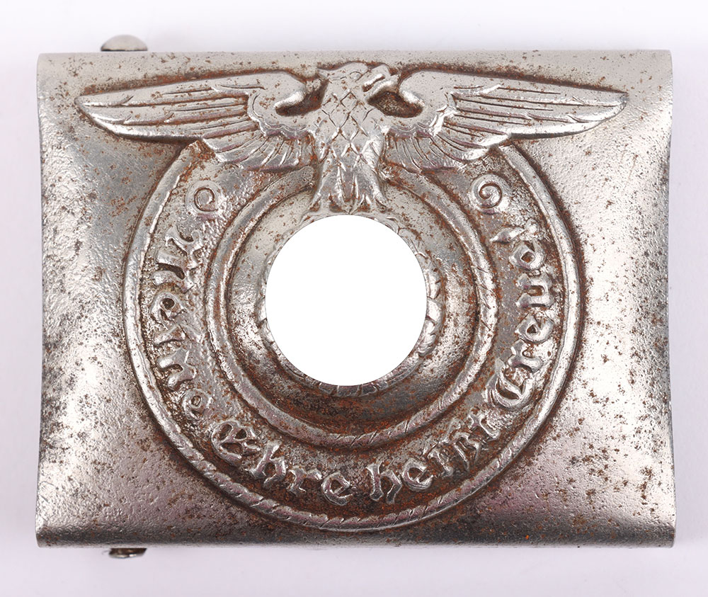 #1017 – WW2 German Waffen-SS Other Ranks Belt Buckle