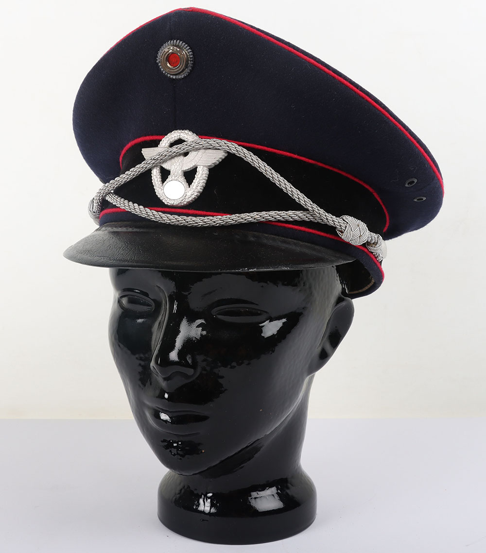 #1024 – Third Reich Fire Brigade Officers Peaked Cap