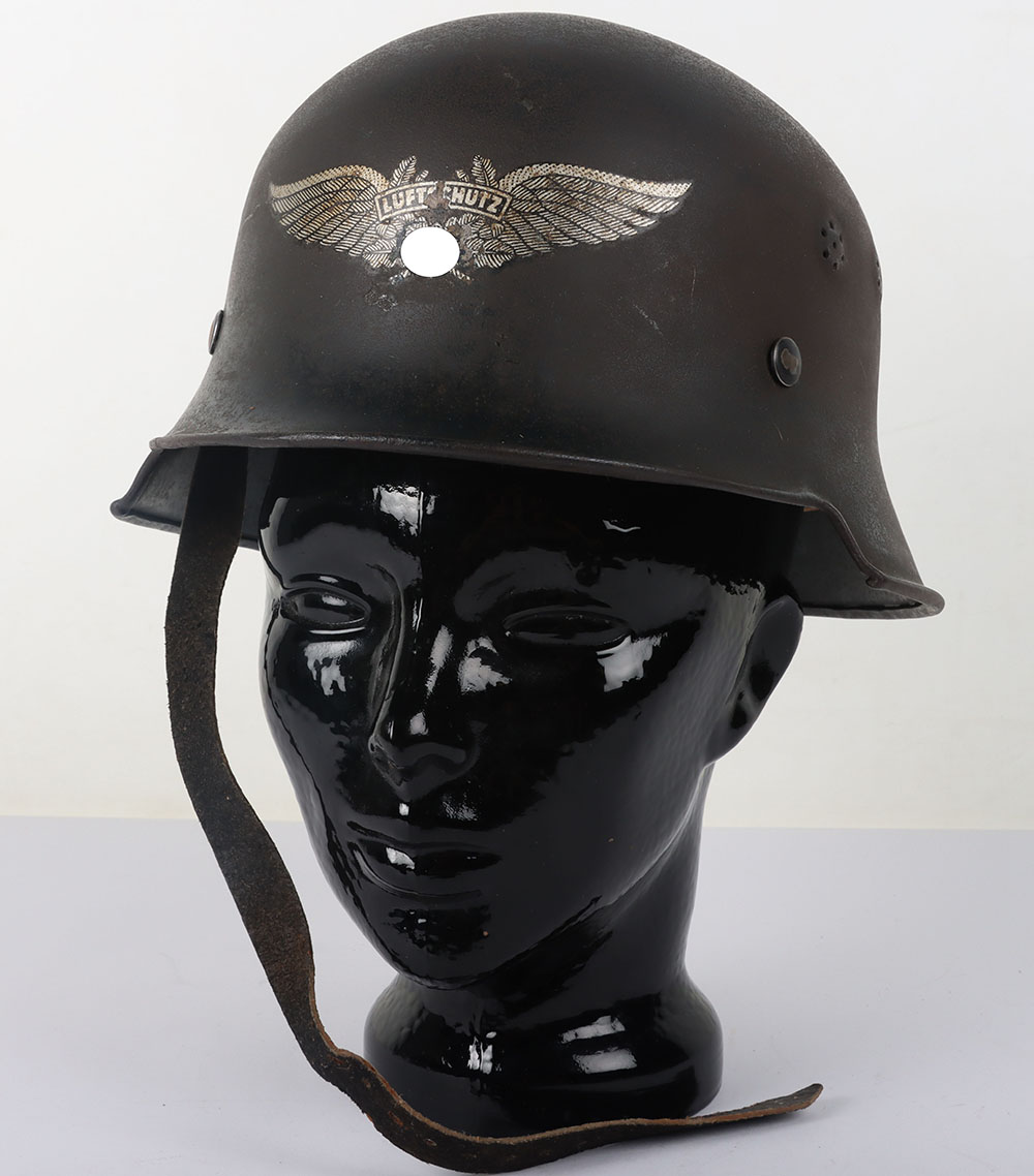 #1034 – Third Reich Luftschutz (Air Defence) Steel Helmet