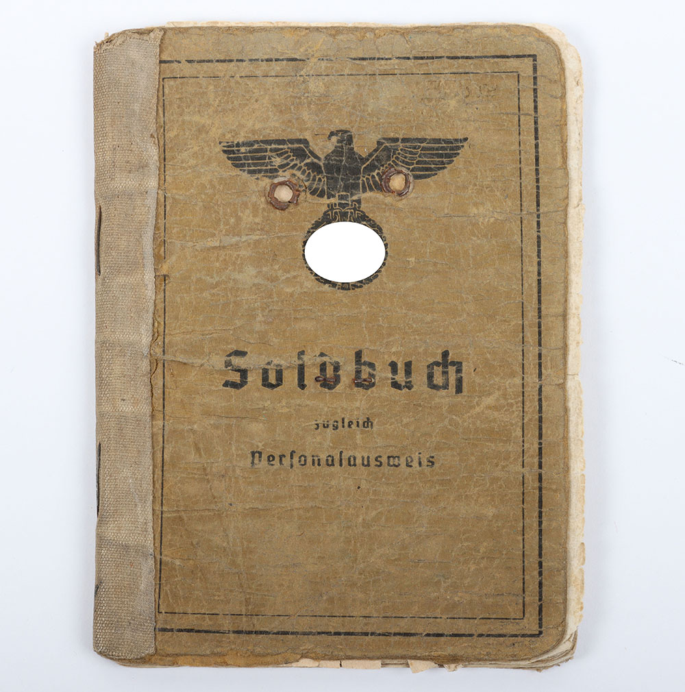 #1084 – WW2 German Army Soldbuch Signals Unit