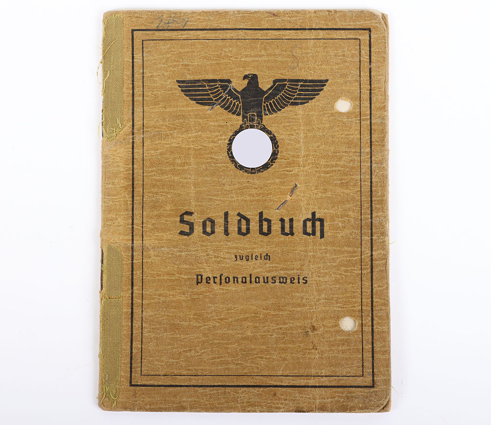 #1092 – WW2 German Army Officers Soldbuch