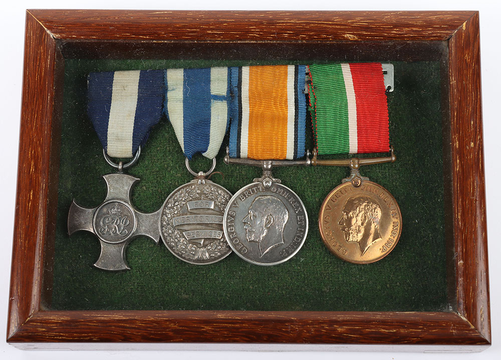 #11 – Scarce Great War Mercantile Marine Distinguished Service Cross and Lloyd’s Meritorious Service Medal Group of Four of the Captain of the S.S Salient