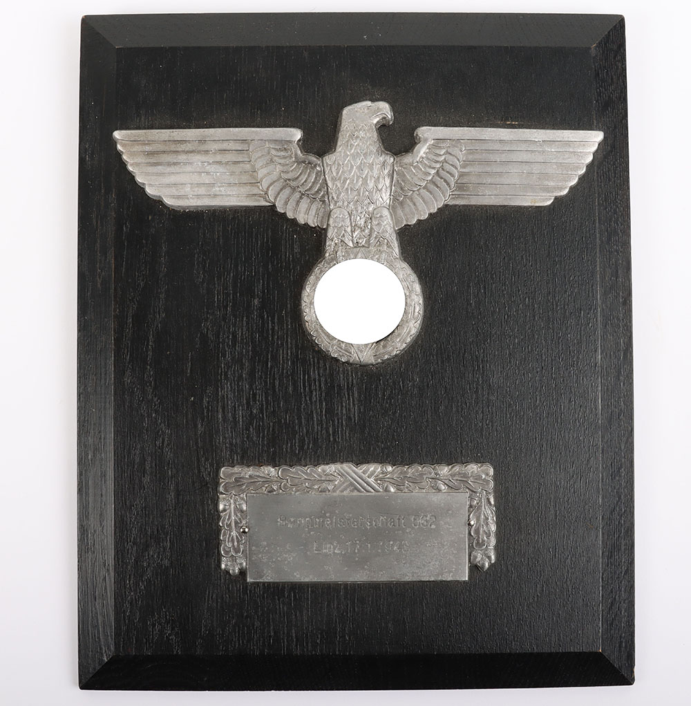 #1123 – Third Reich Hitler Youth Plaque