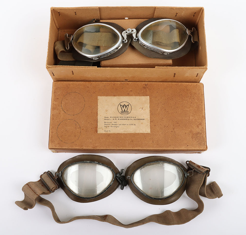 #1156 – WW2 German Luftwaffe Aircrew Flying Goggles