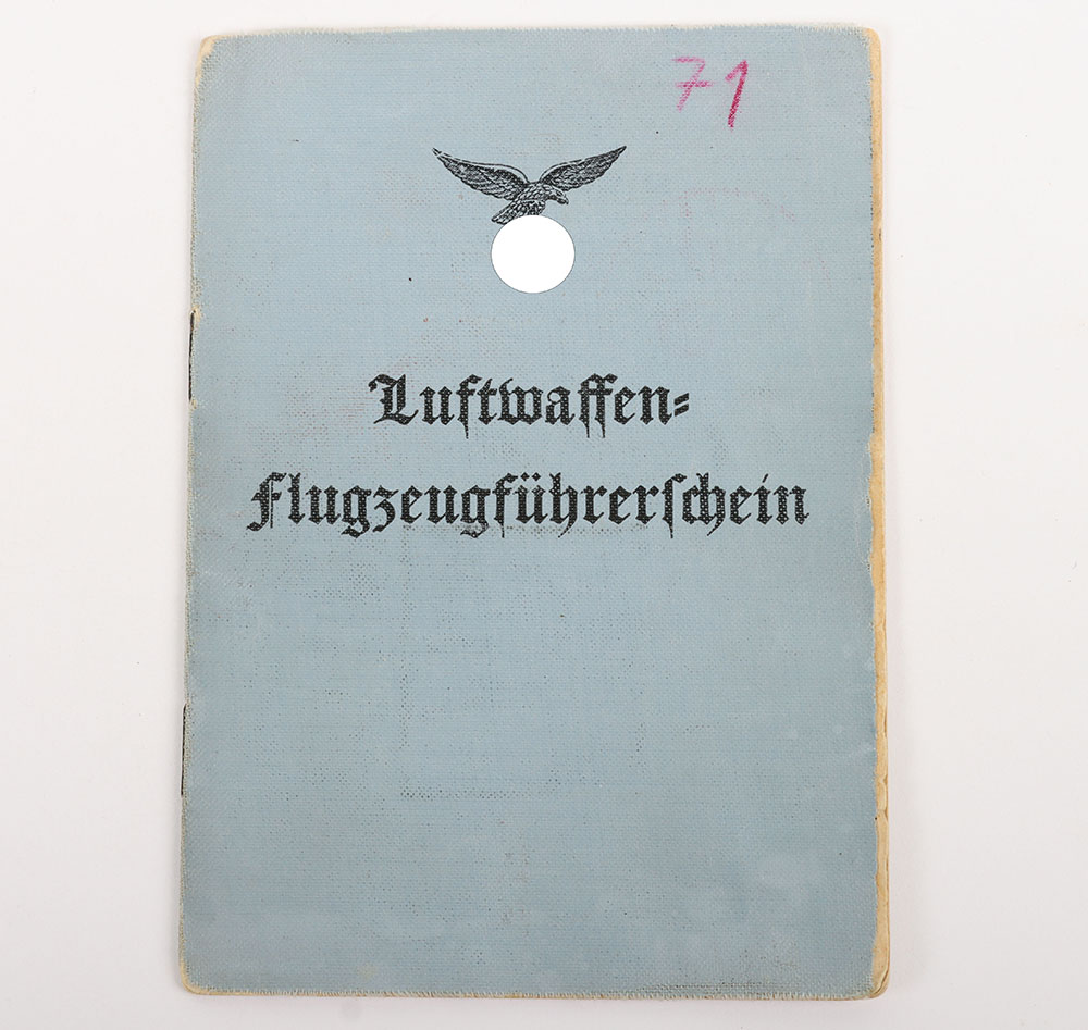 #1173 – WW2 German Luftwaffe Pilots Flying License