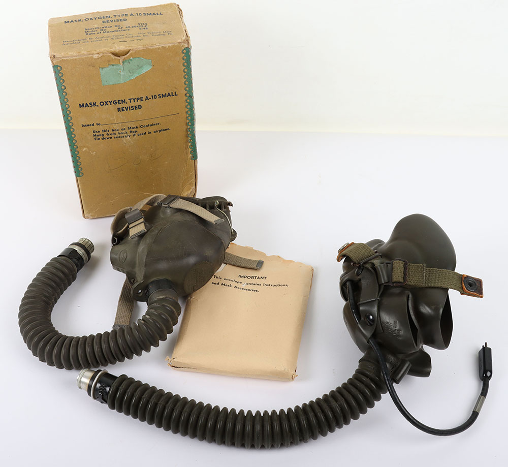 #1195 – WW2 USAAF Type A-10 Aircrew Oxygen Mask