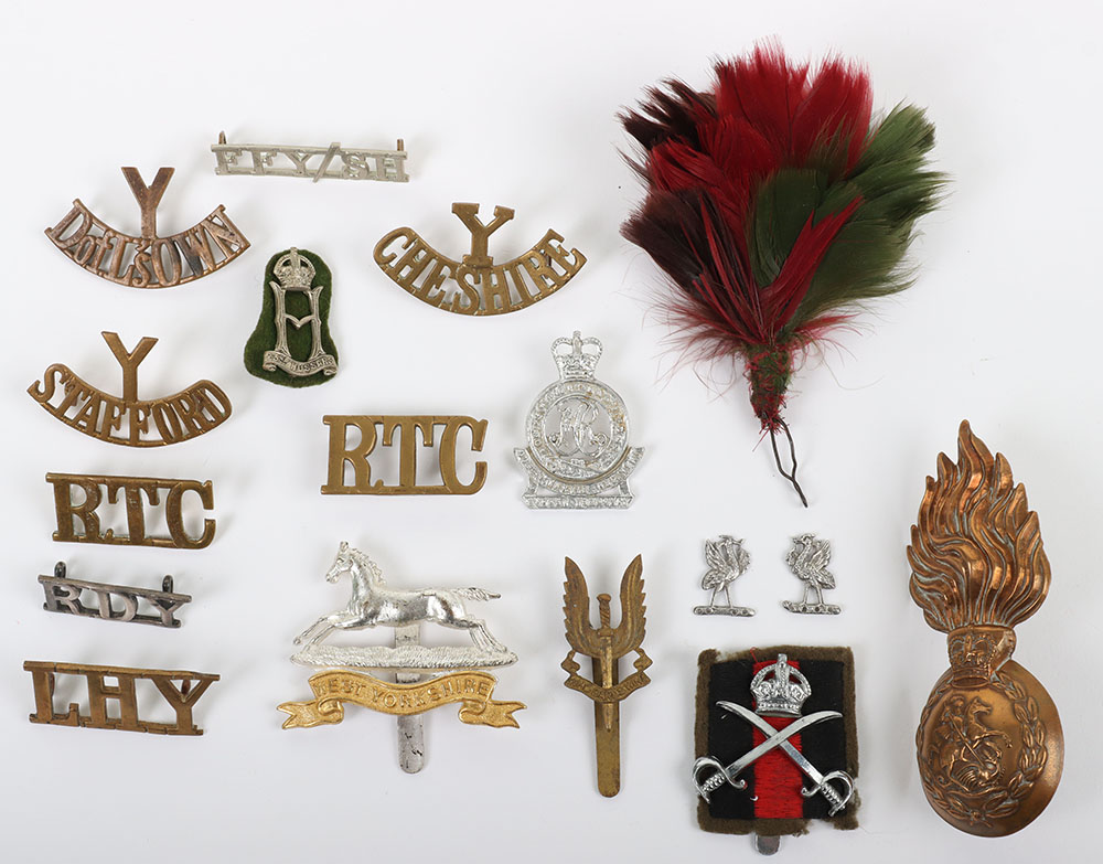 #1249 – Grouping of British Badges and Insignia