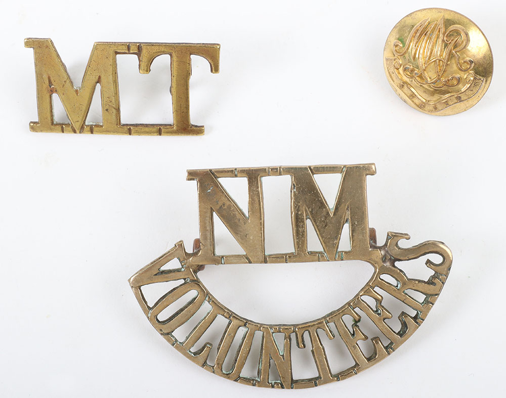 #1275 – Brass National Motor Volunteers Shoulder Title