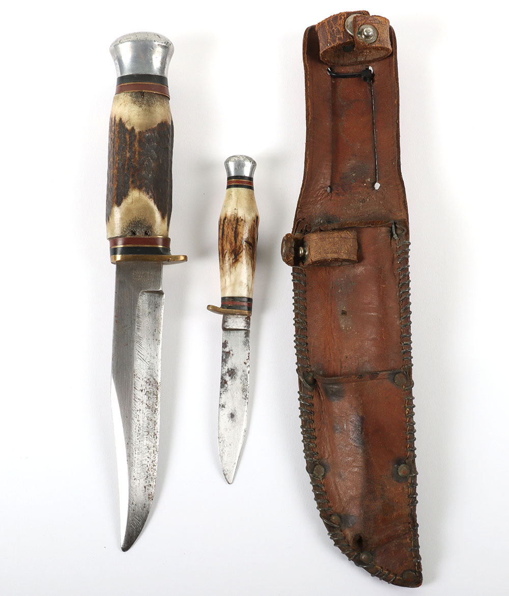 #1330 – British Hunting Knife by J Milner & Co, Sheffield