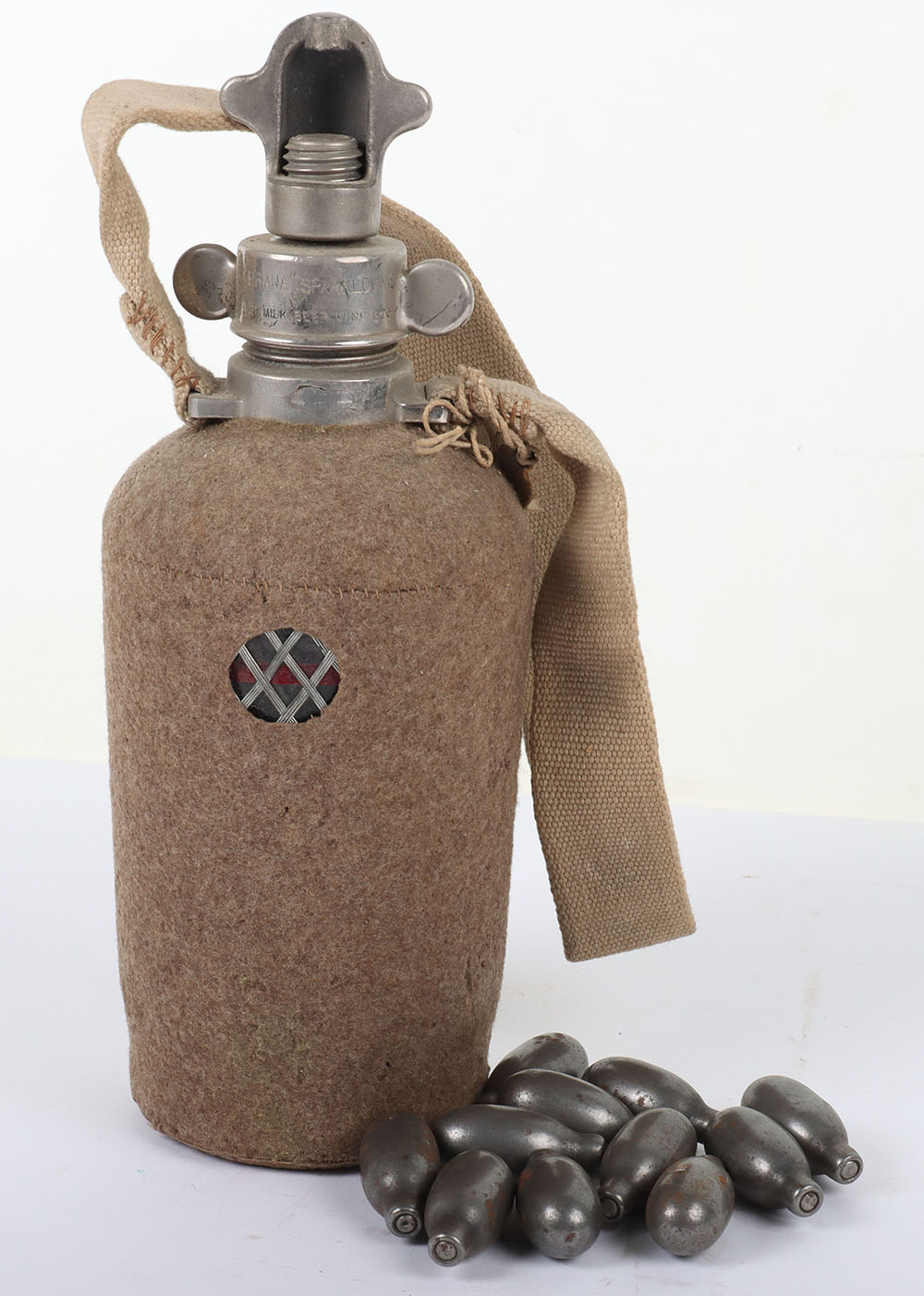 #1355 – Prana Flask, Produced in South Africa at the time of the Boer War