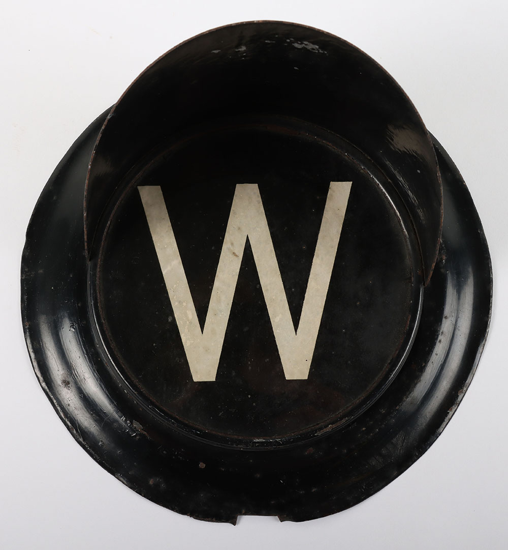 #1375 – WW2 British Air Raid Warden Car Headlamp Mask