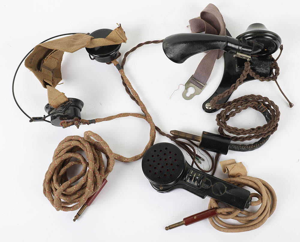 #1379 – WW2 RAF Microphone /Headset