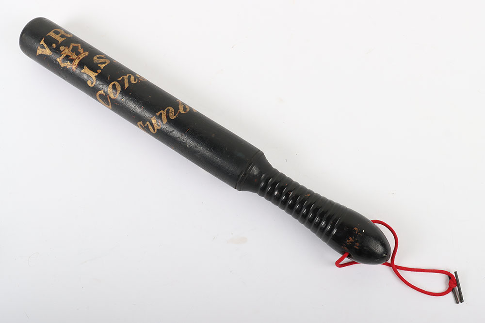 #1384 – Victorian Painted Police Truncheon