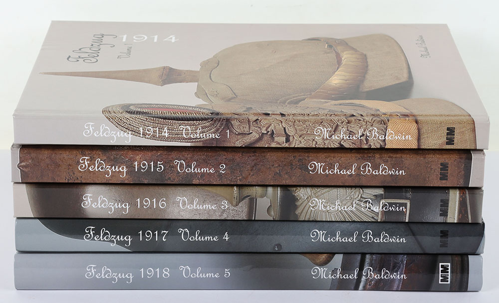 #1388 – Collectors Reference Books – Feldzug Volume 1-5 by Michael Baldwin