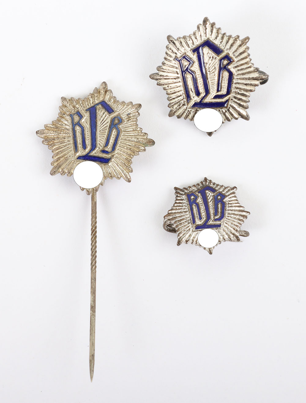 #1444 – Third Reich Reichsluftschutzbund (R.L.B) Badges