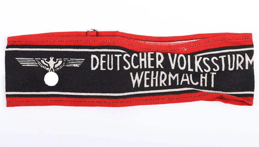 #1451 – WW2 German Deutscher Volkssturm Wehrmacht Armband