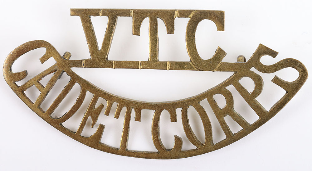 #147 – WW1 VTC Cadet Corps Shoulder Title