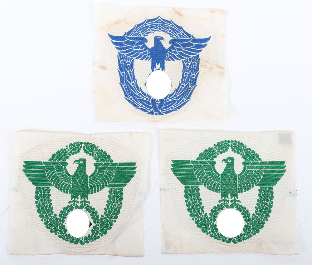 #1483 – 2x WW2 German Police Sports Vest Emblems