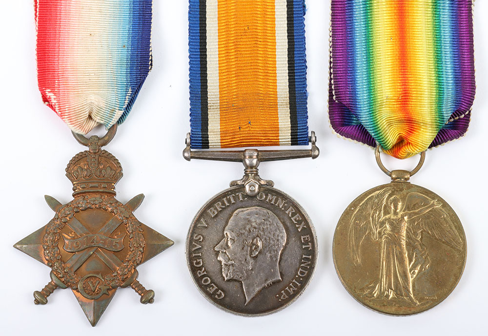 #15 – Great War Royal Fusiliers 1914-15 Star Medal Trio to a Gallipoli First Day Lander