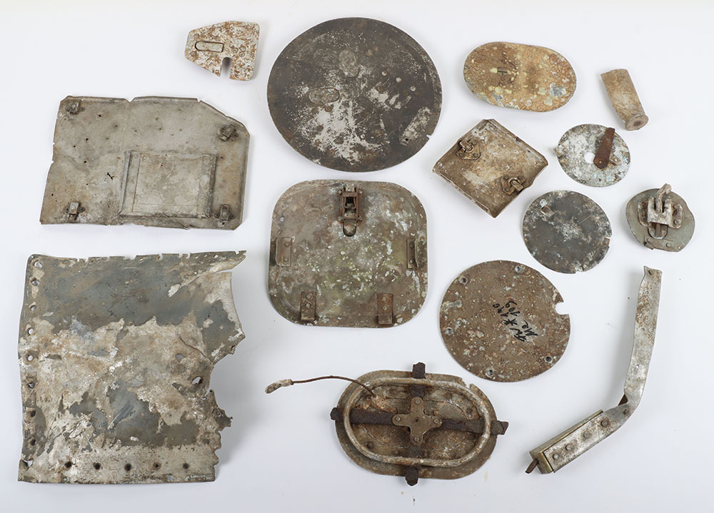 #1515 – Grouping of WW2 German Luftwaffe Aircraft Crash Site Relics