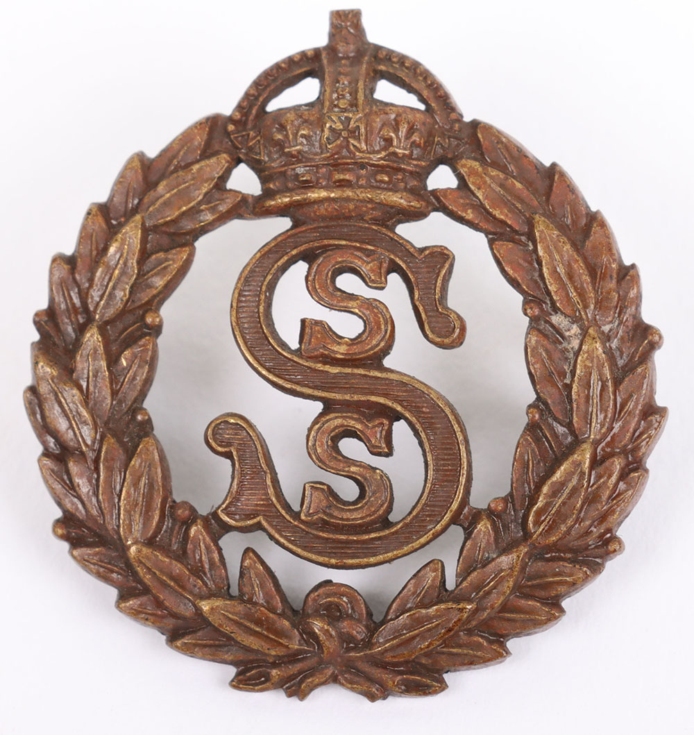 #174 – Rare WW1 (Post 1908) Special Service Section Volunteers Sleeve Badge