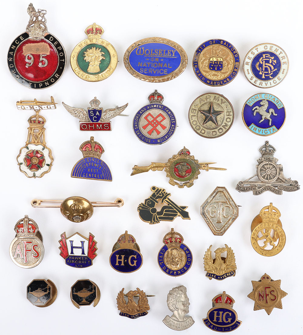 #181 – Selection of WW2 Enamel Badges