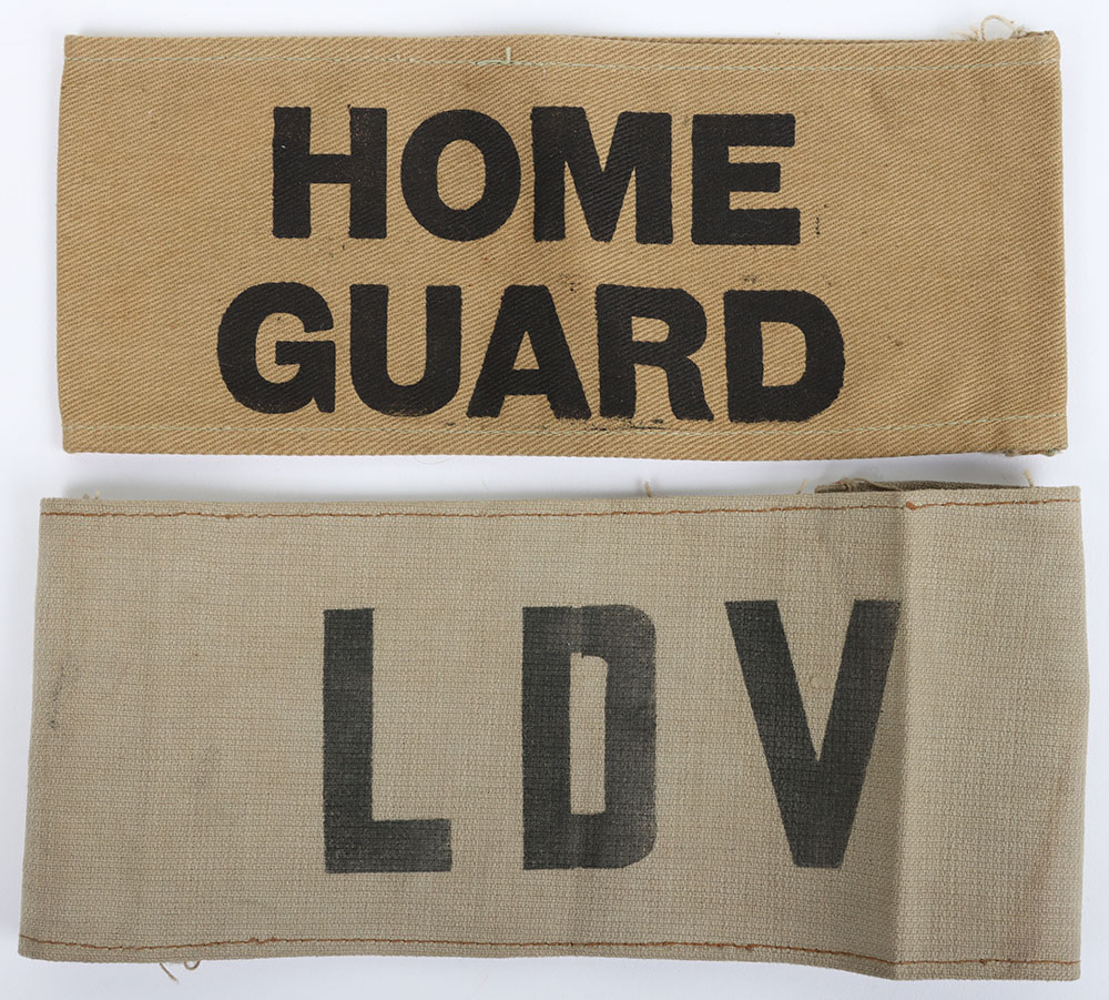 #184 – WW2 British Land Defence Volunteers (L.D.V) and Home Guard Arm Brassards