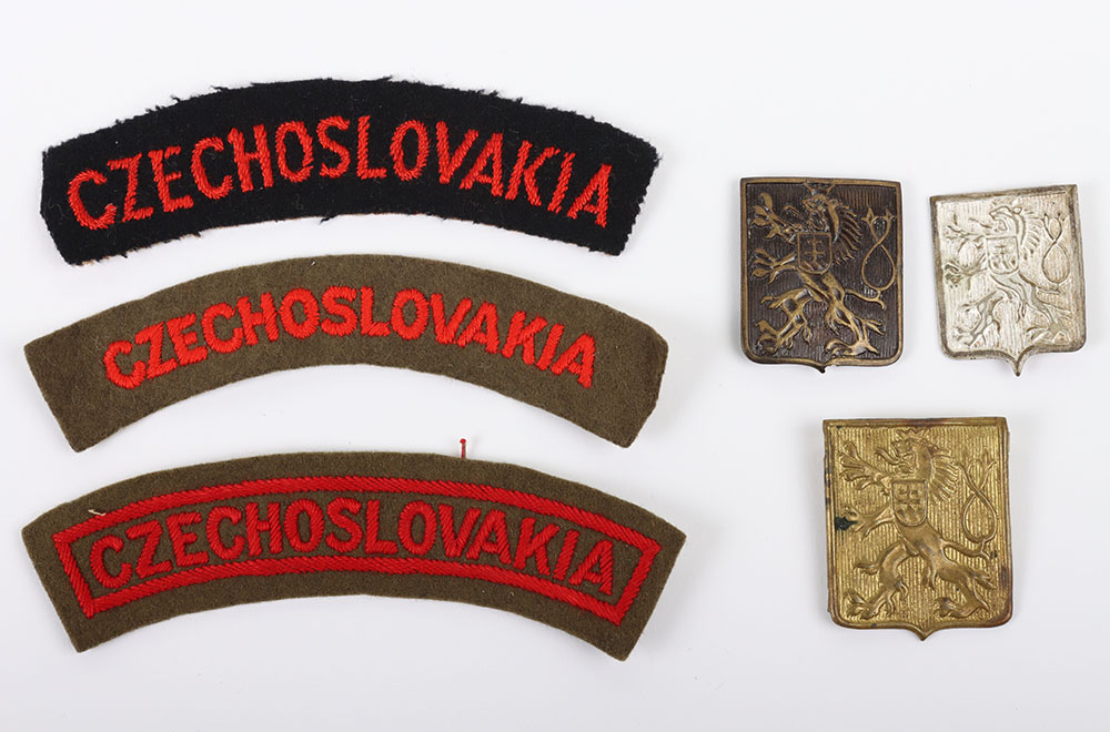 #195 – WW2 Free Czechoslovakia Badges and Insignia