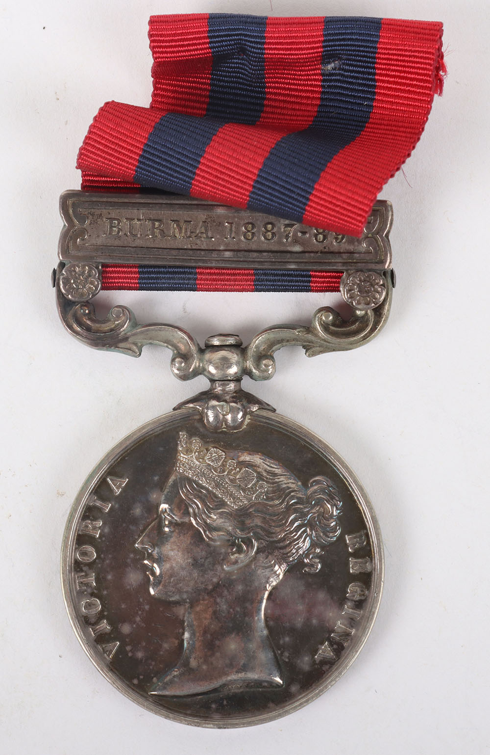 #2 – India General Service Medal 1854-95 for Service in the 1887 Burma Campaign with the Hampshire Regiment