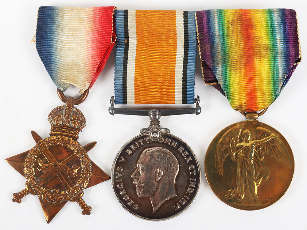 #20 – Great War 1914-15 Star Medal Trio to the Hampshire Regiment