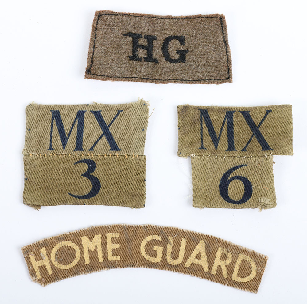 #219 – WW2 British Middlesex Home Guard Cloth Insignia