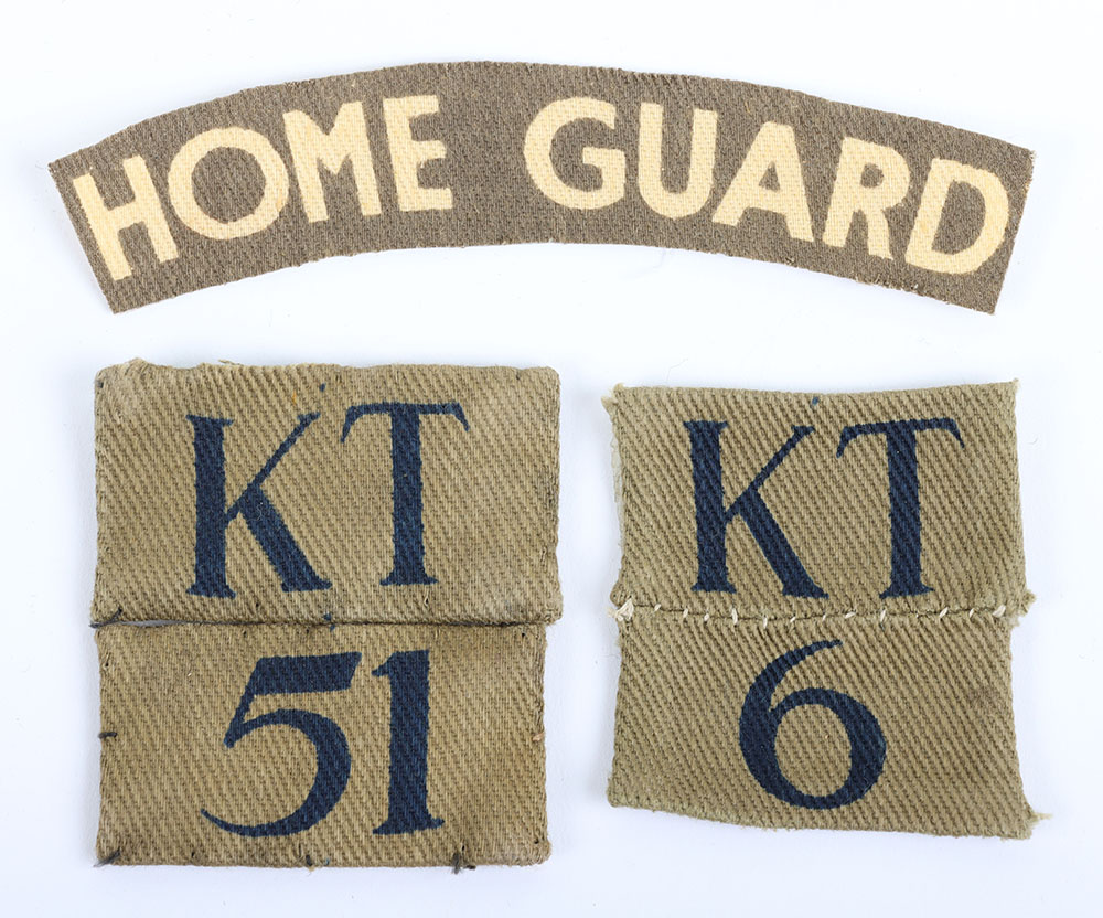 #221 – WW2 British Kent Home Guard Insignia