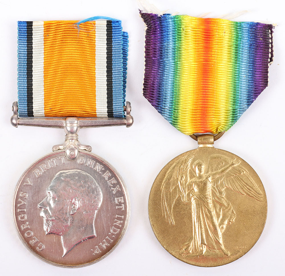 #25 – Great War Pair of Medals to the Royal West Kent Regiment,