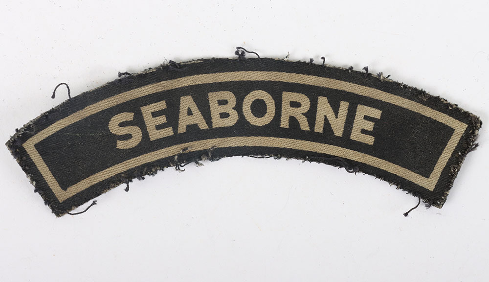 #257 – Scarce WW2 Royal Observer Corps SEABORNE Shoulder Title