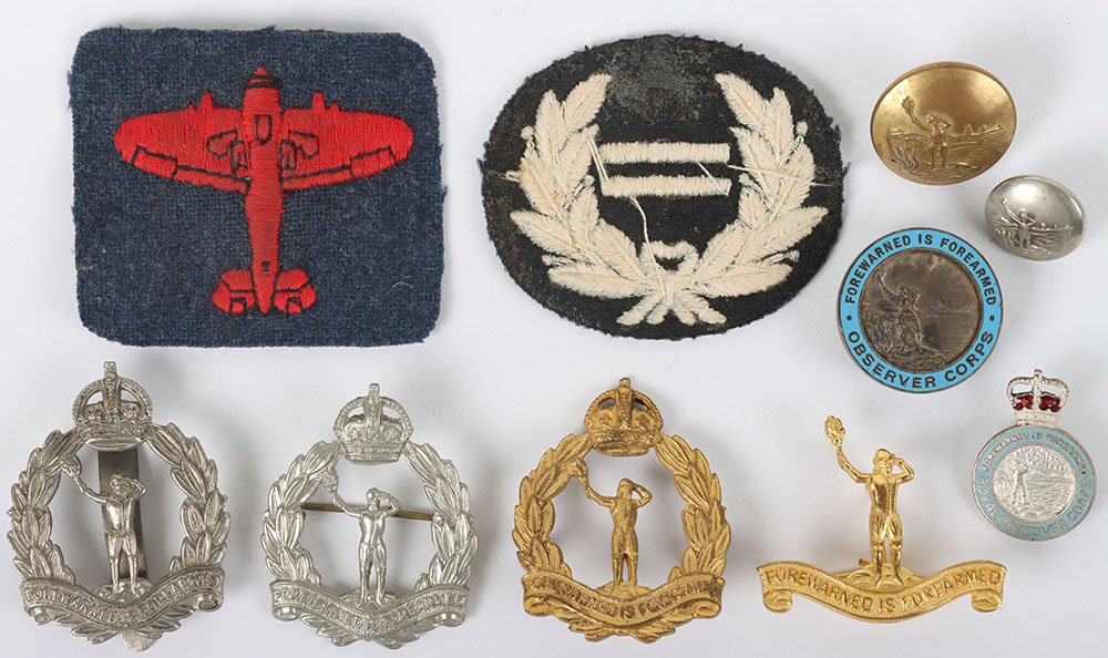 #260 – Observer Corps & Royal Observer Corps Badges and Insignia