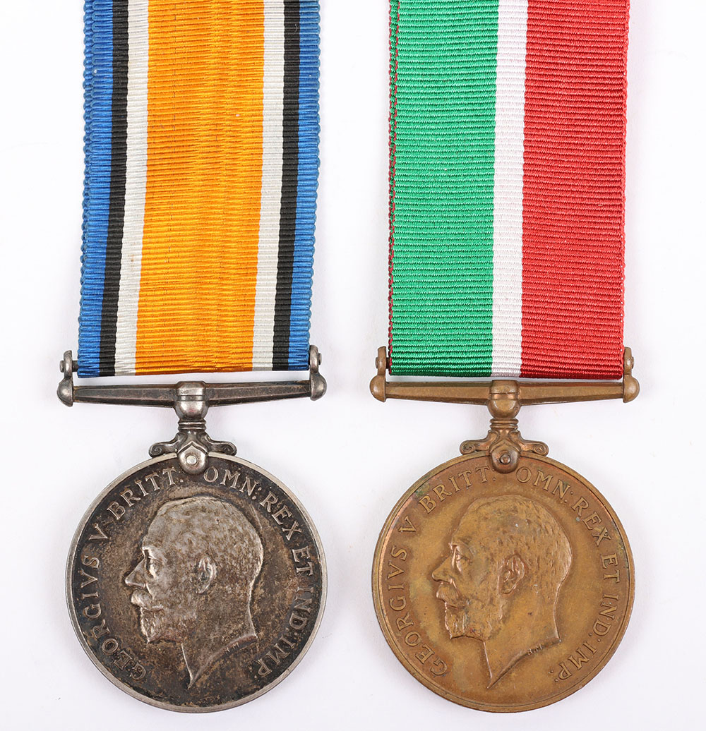 #28 – Great War Pair of Medals for Service in the Mercantile Marine