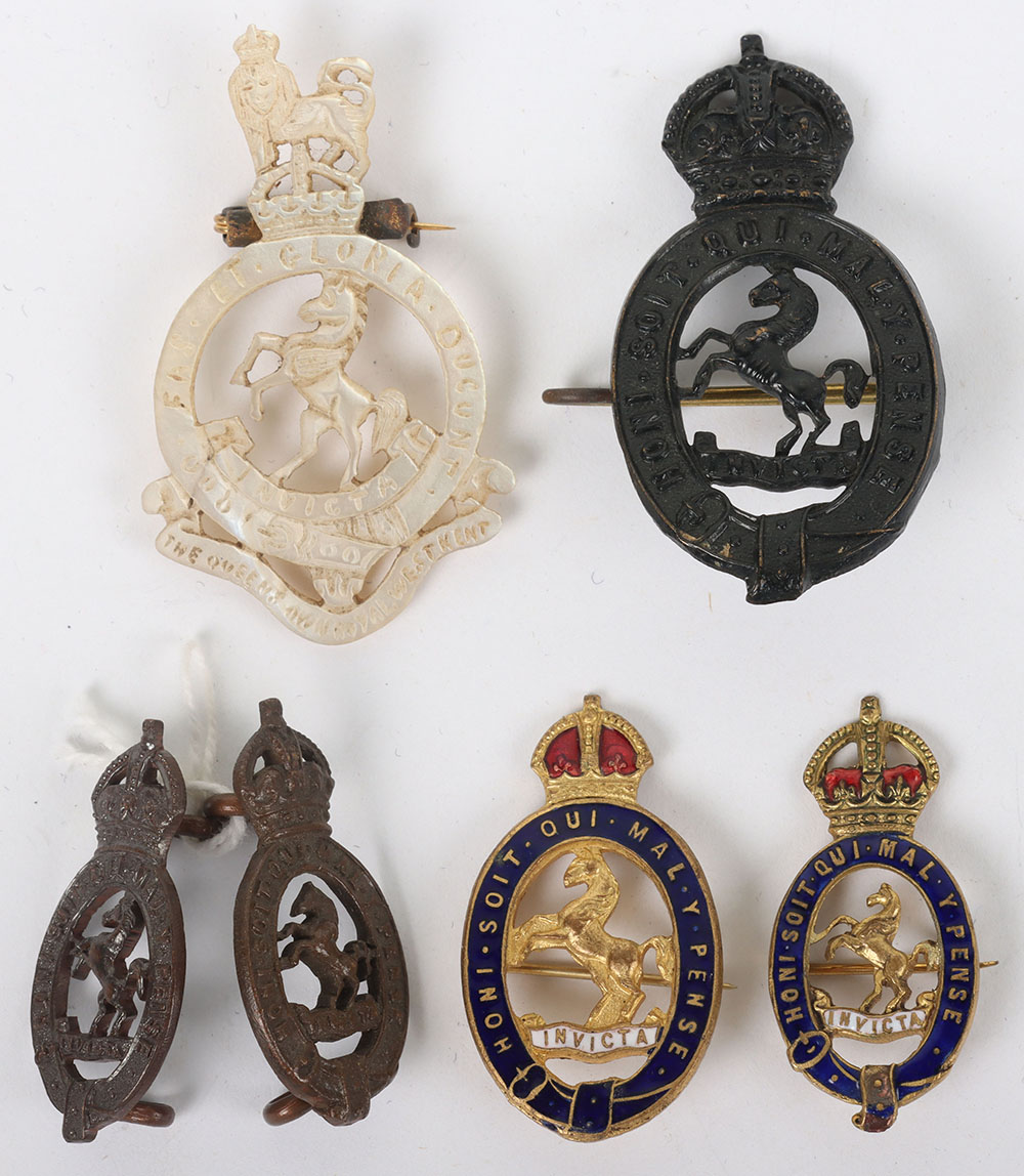 #284 – Royal East Kent Yeomanry Badges