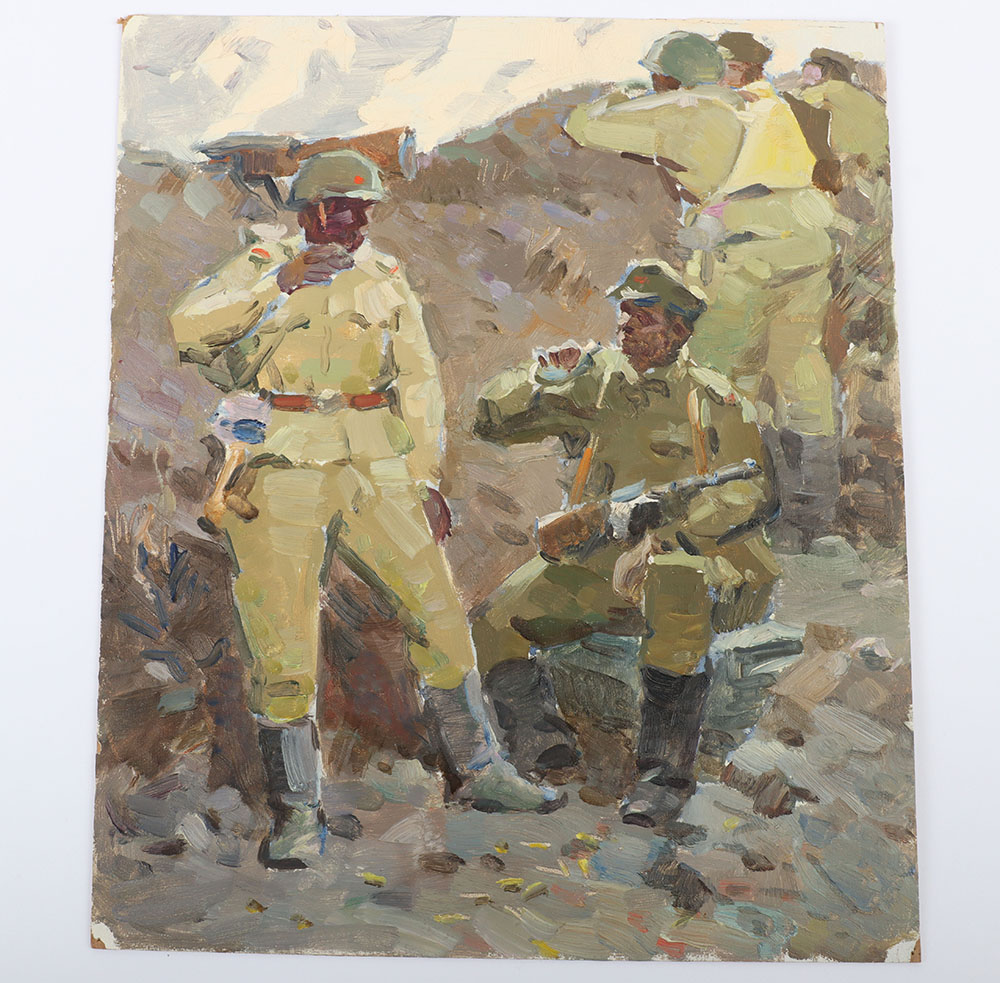 #331 – Soviet Russian Oil Painting by Vili Leopoldovich Mokrozhitskiy