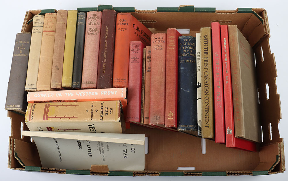 #341 – 3x Boxes of Books Mostly Relating to the Great War