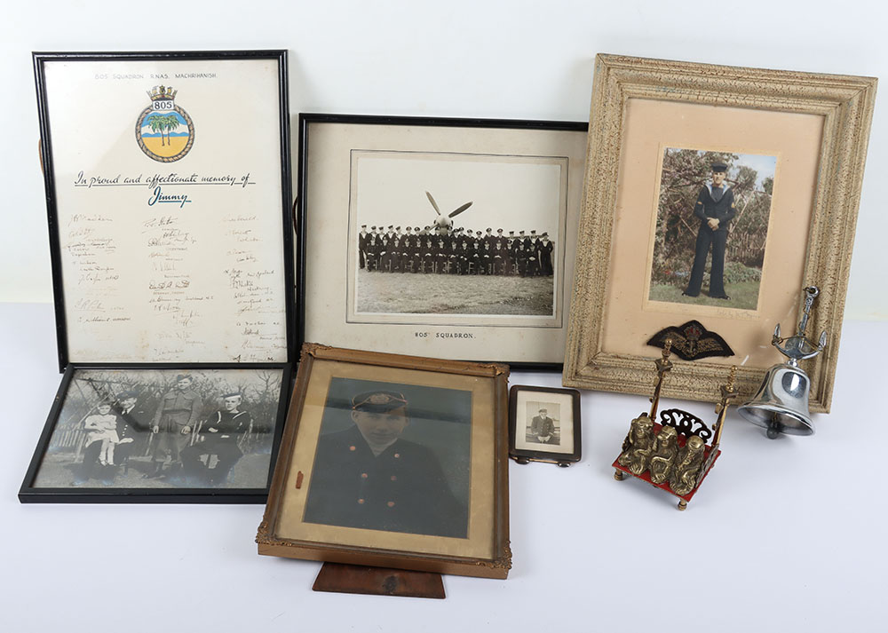 #350 – Archive of Documents and Photographs Relating to Father and Son, Covering both WW1 and WW2 in the Royal Navy and the Fleet Air Arm