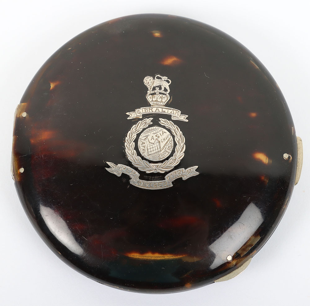 #362 – Royal Marines Ladies Tortoise Shell Compact