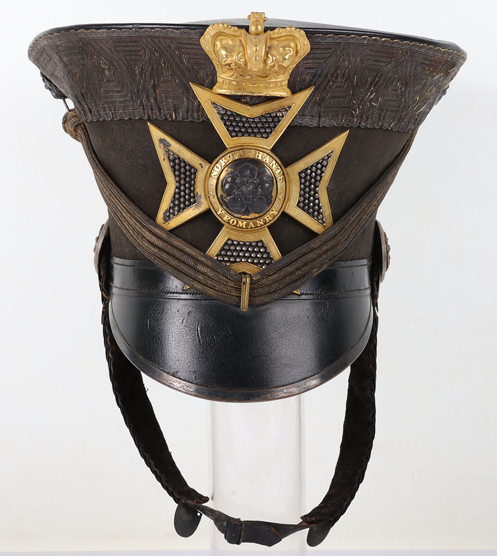 #379 – Rare North Hants Yeomanry Officers Bell Top Shako Circa 1832