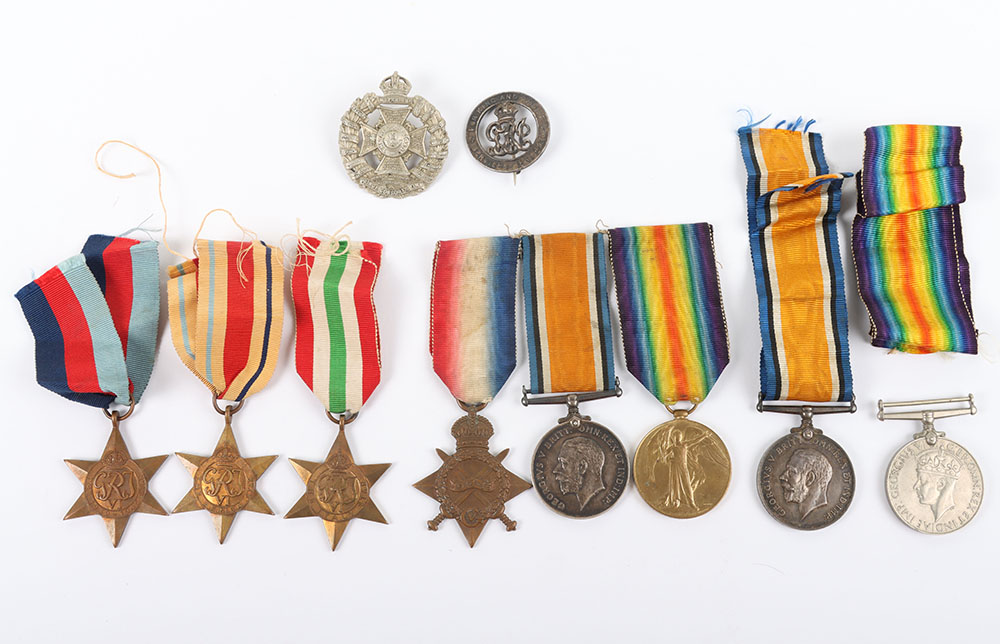 #39 – Mixed Group of First and Second World War Medals Believed to be From 1 Family