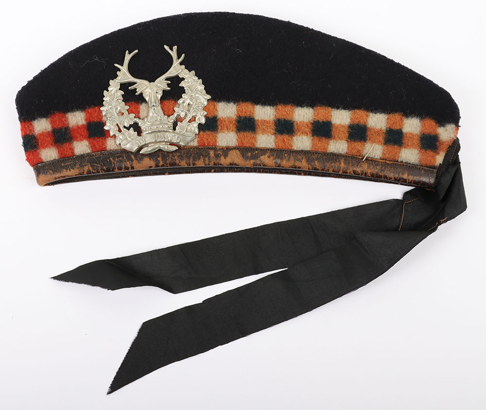 #399 – WW1 Gordon Highlanders Other Ranks Glengarry