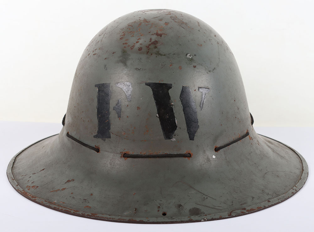 #426 – WW2 British Home Front Fire Watchers Helmet