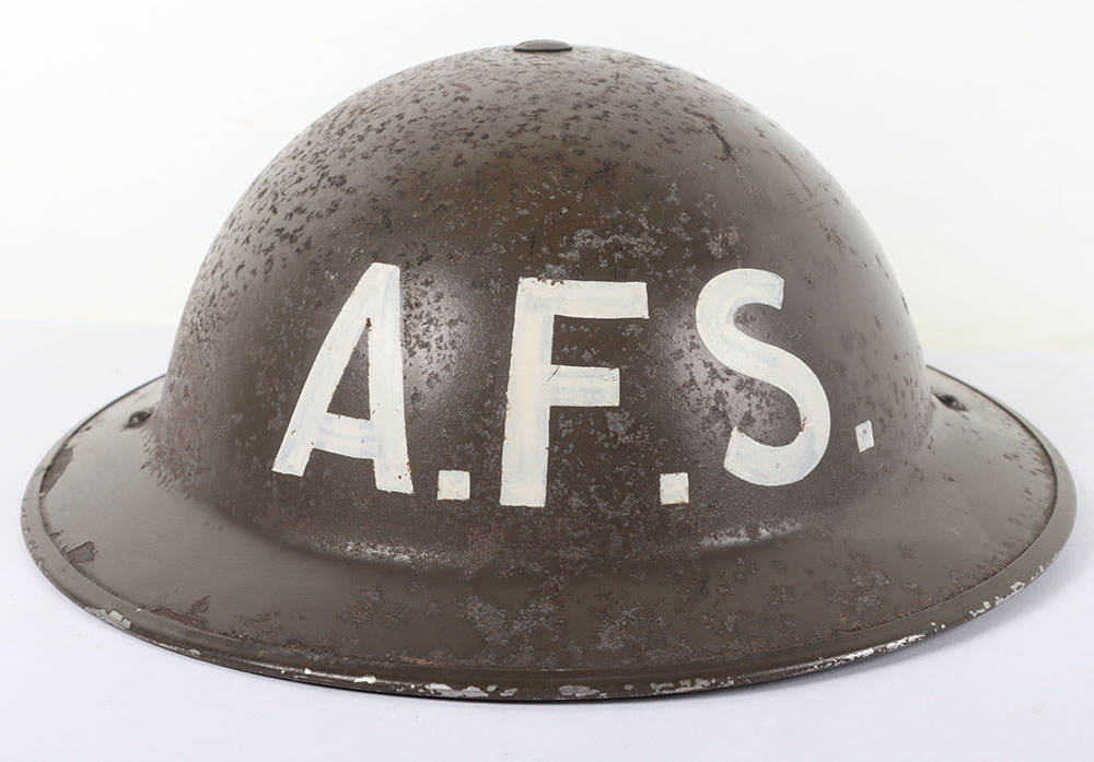 #430 – WW2 British Auxiliary Fire Service (A.F.S) Steel Helmet