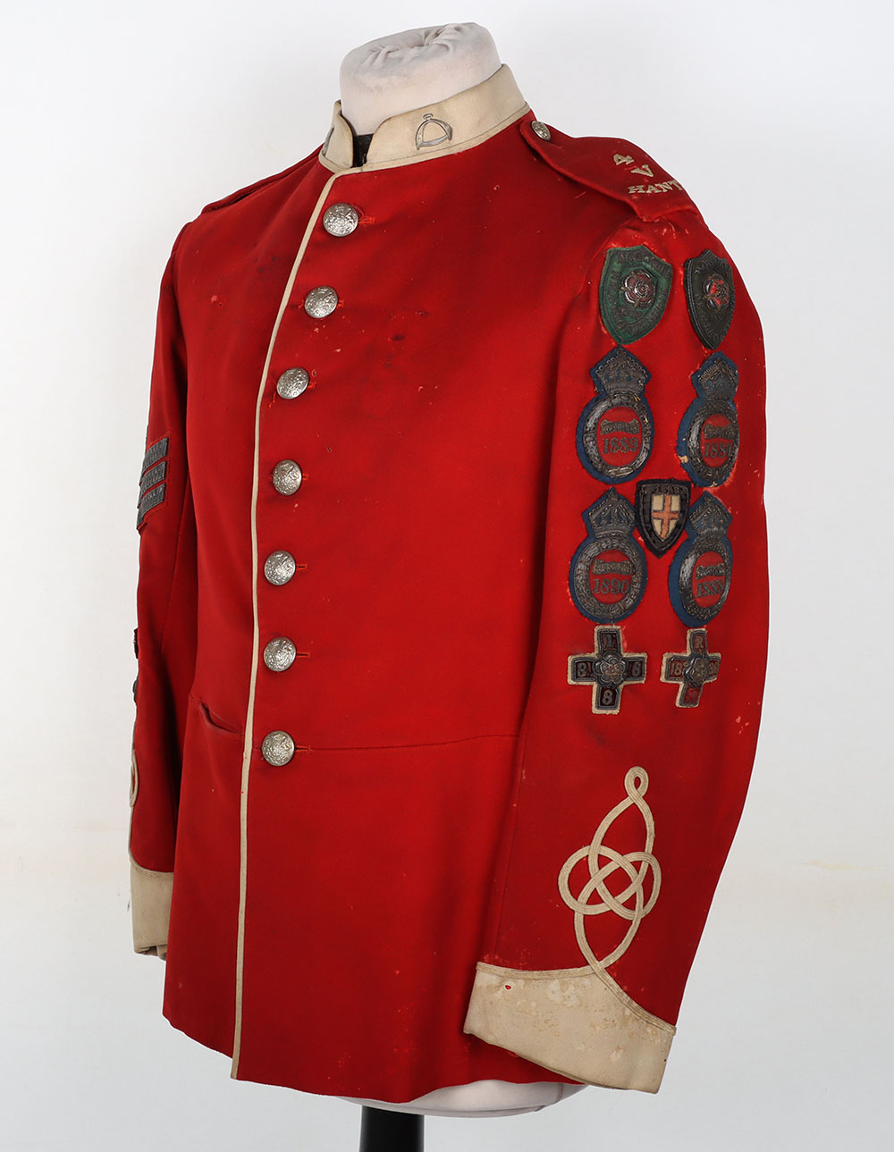 #452 – Victorian 4th Hampshire Volunteers Sergeants Tunic,