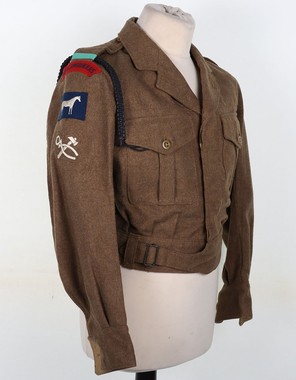 #468 – 1949 Pattern 115th Fortress Royal Engineers 26th Royal Engineers Group Battle Dress Blouse