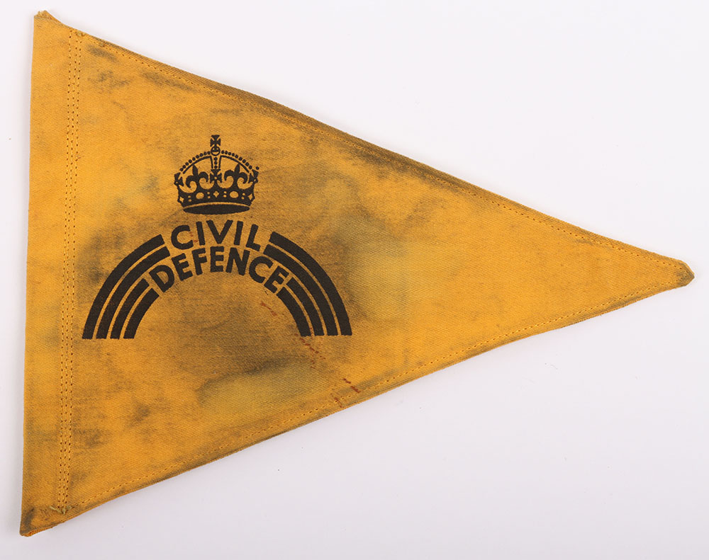 #494 – Scarce Civil Defence Senior Officials Car Pennant